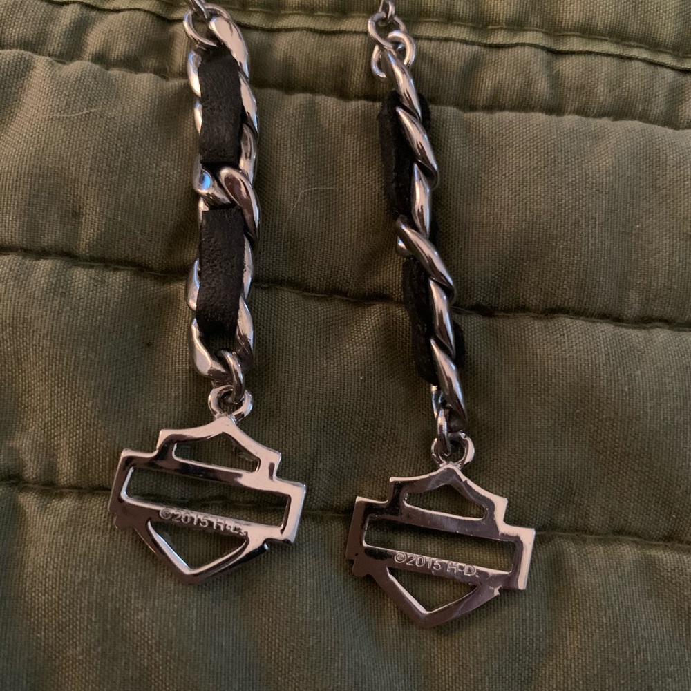 Genuine Harley Davison earrings